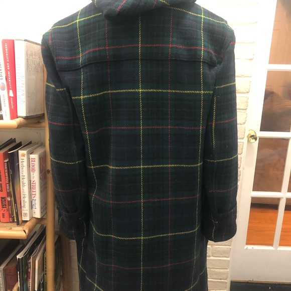 Ralph Lauren Rugby Vintage Lambs Wool Tarten Coat. - Picture 7 of 8